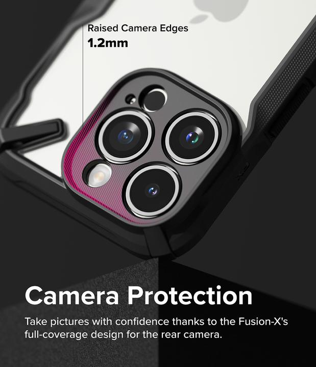 Actual product image Ringke Case for iPhone 15 Pro FUSION X BLACK (Apple iPhone 15 Pro)