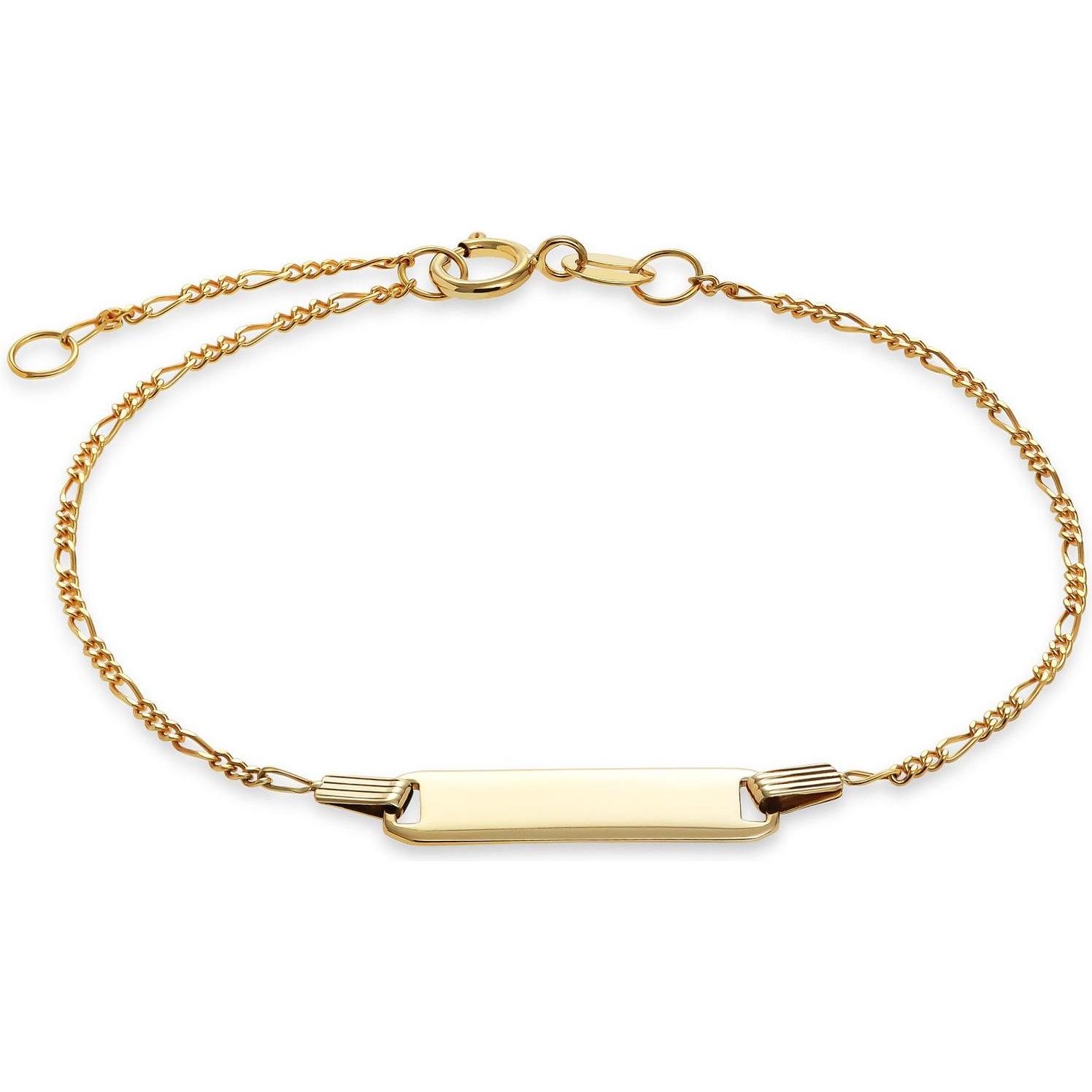 Favs, Armschmuck, I.D.-Armband, (16 cm, 375er Gelbgold)
