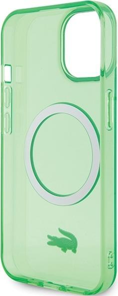Immagine prodotto Lacoste LCHMP15SULON Custodia rigida iPhone 15 6.1" zielony/verde trasparente MagSafe (Apple iPhone 13, Apple iPhone 15)