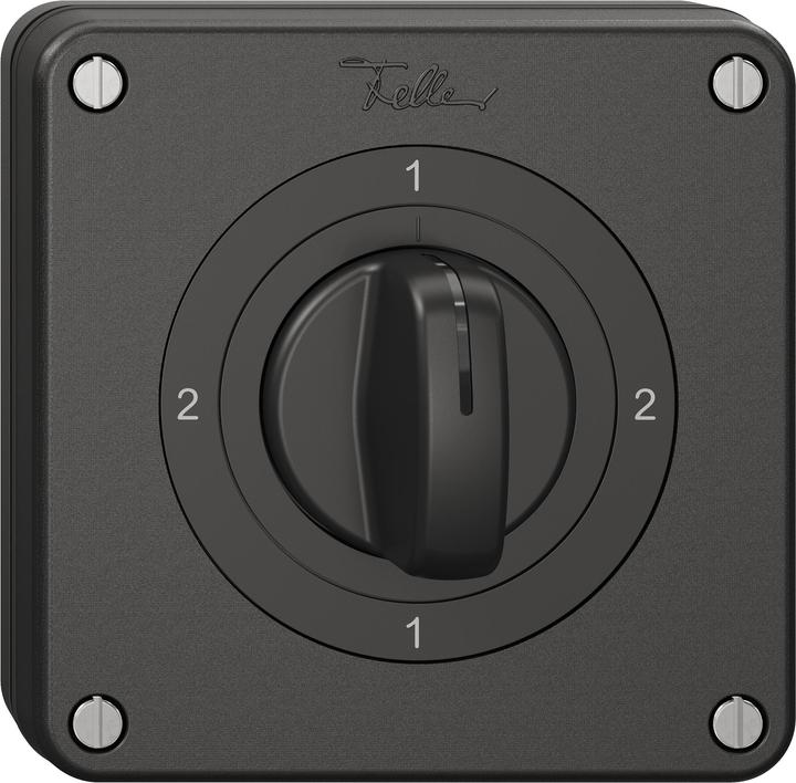 Image du produit Feller Interrupteur inverseur 3/1 noir