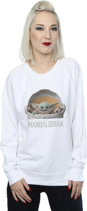 Actual product image Star Wars Womens/Ladies The Mandalorian The Child Pod Sweatshirt (L)