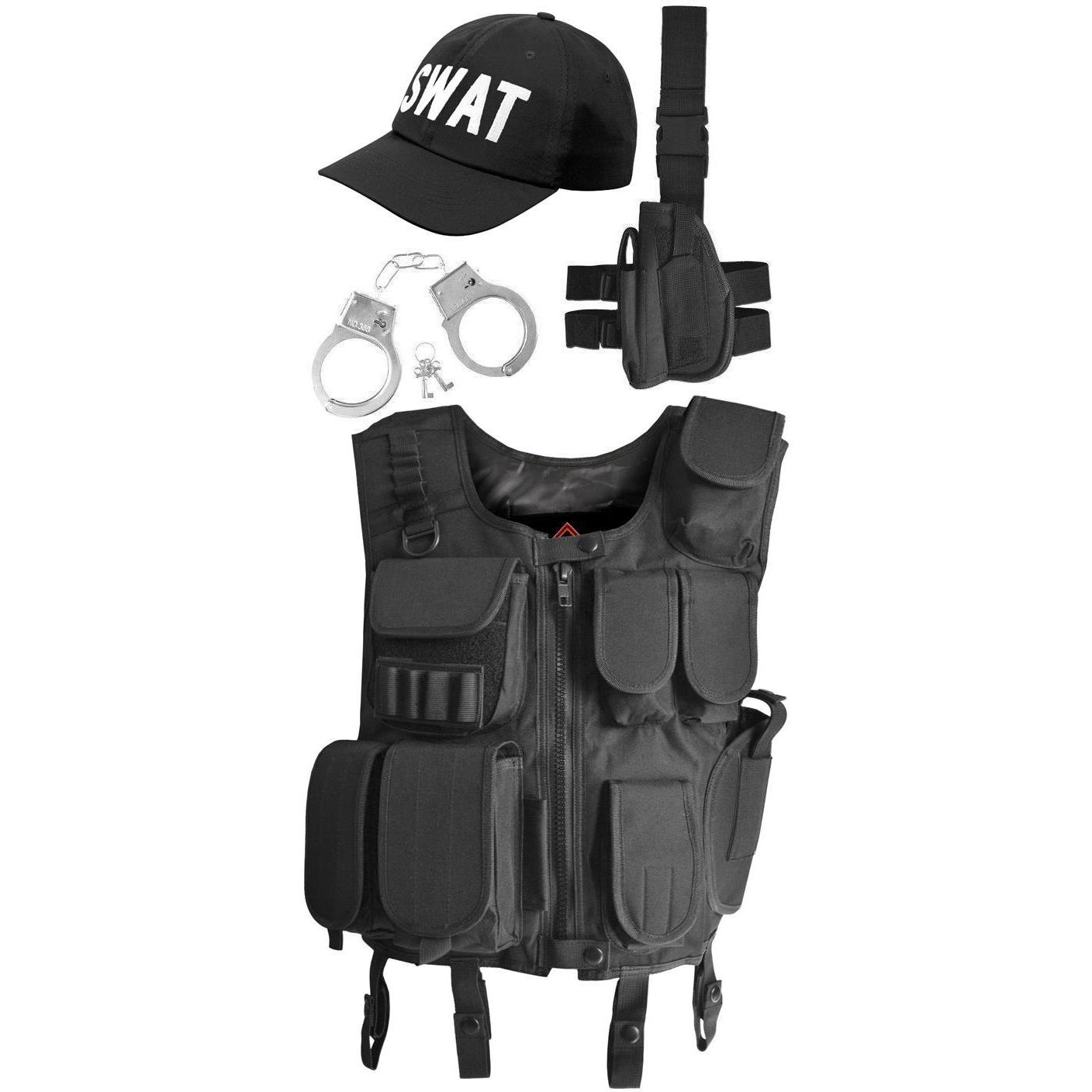Normani 5 Teiliges SWAT Kostüm Karneval Kostüm (3XL)