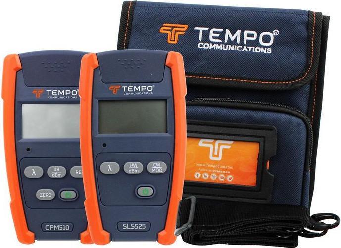 Tempo Communications Optical Power Meter and Multi-Mode Stabilised Light Source Kit