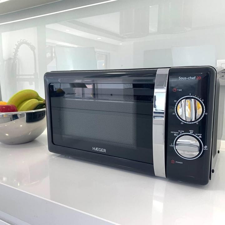 Actual product image Haeger Sous-Chef 20 Black Microwave (20 l)