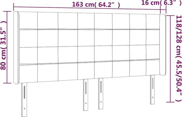 Image du produit vidaXL Gianna (163 x 16 x 128 cm)