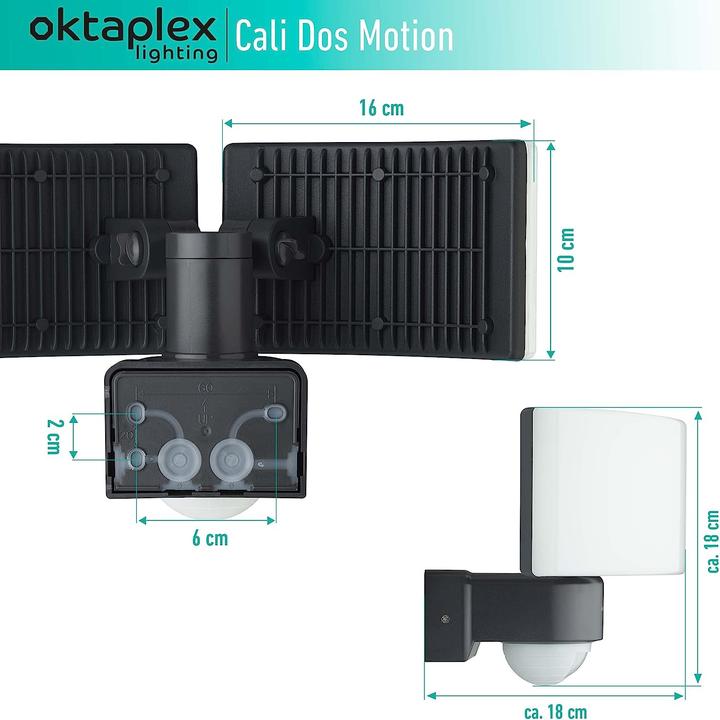 Produktbild Oktaplex lighting Cali Dos Motion (3200 lm, IP65)