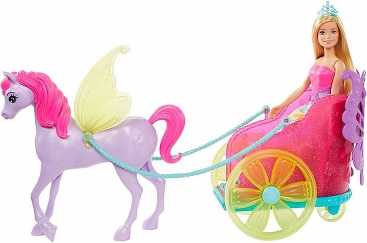 Image du produit Barbie calèche 2 en 1 - Poupée Mannequin - 3 ans et +