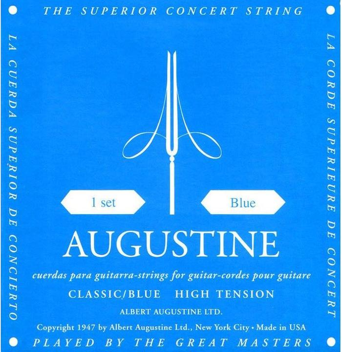 Augustine Classic Blue Hard (6 x, Gitarre, 0.03")