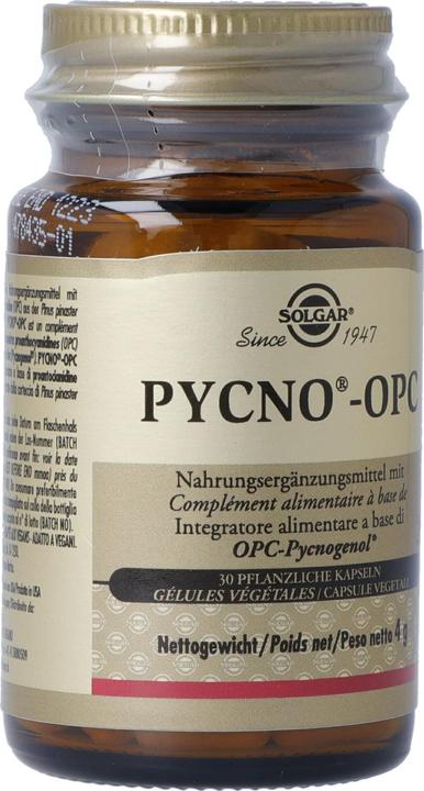 Solgar PYCNO-OPC Pflanzliche Kapseln (30 Stk) (30 Stück, Kapseln, 101 g)