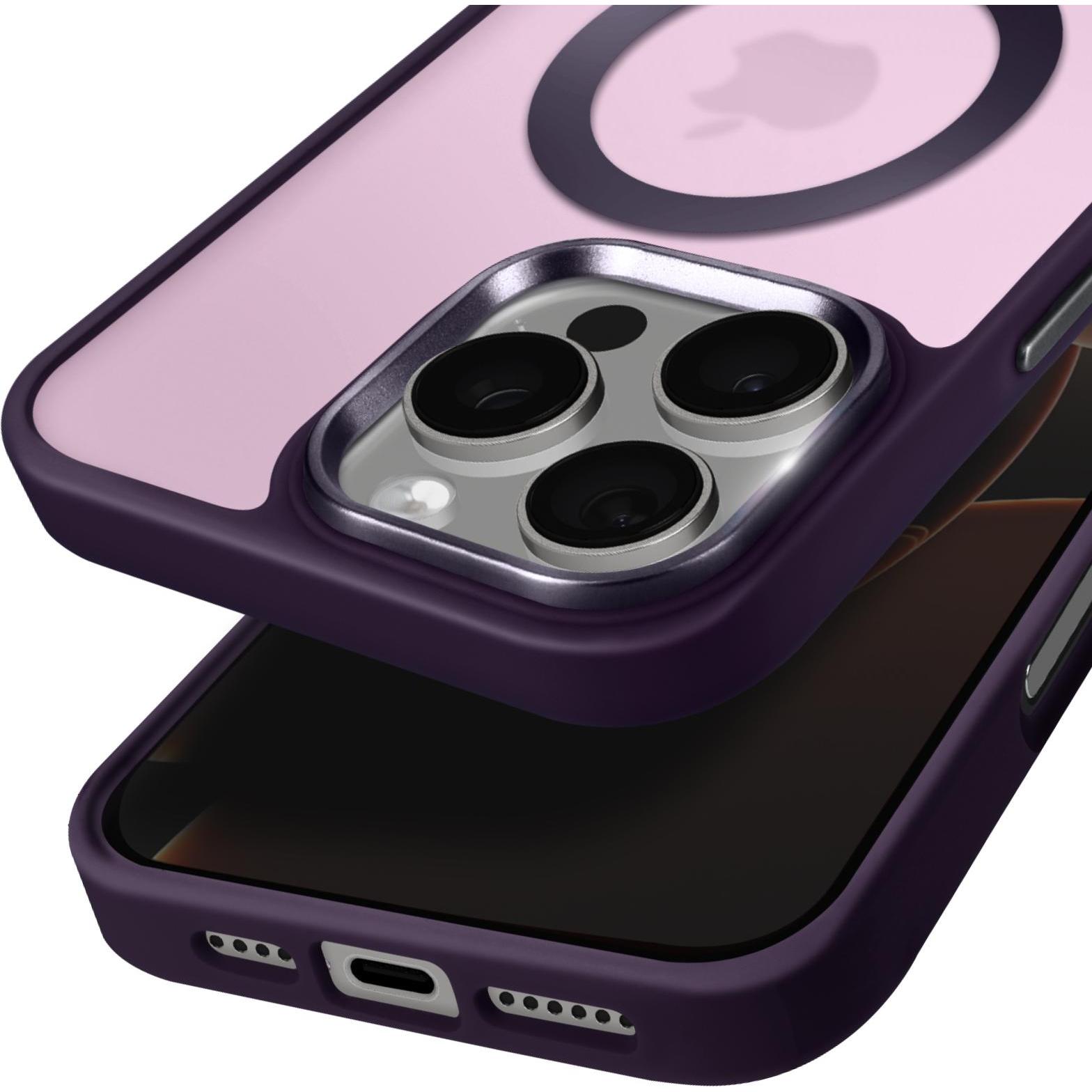 Thumbnail - Avizar Frost Color Case (Apple iPhone 16 Pro Max), Smartphone Hülle, Violett