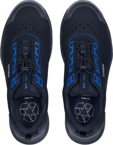 Actual product image Uvex Sports uvex 1 x-craft low shoes S1 68139 black, blue width 12 size 41 (S1, 41)
