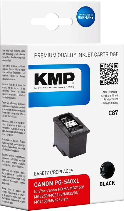 Immagine prodotto KMP C87 Cartuccia d'inchiostro compatibile con Canon PG-540 XL (FC)