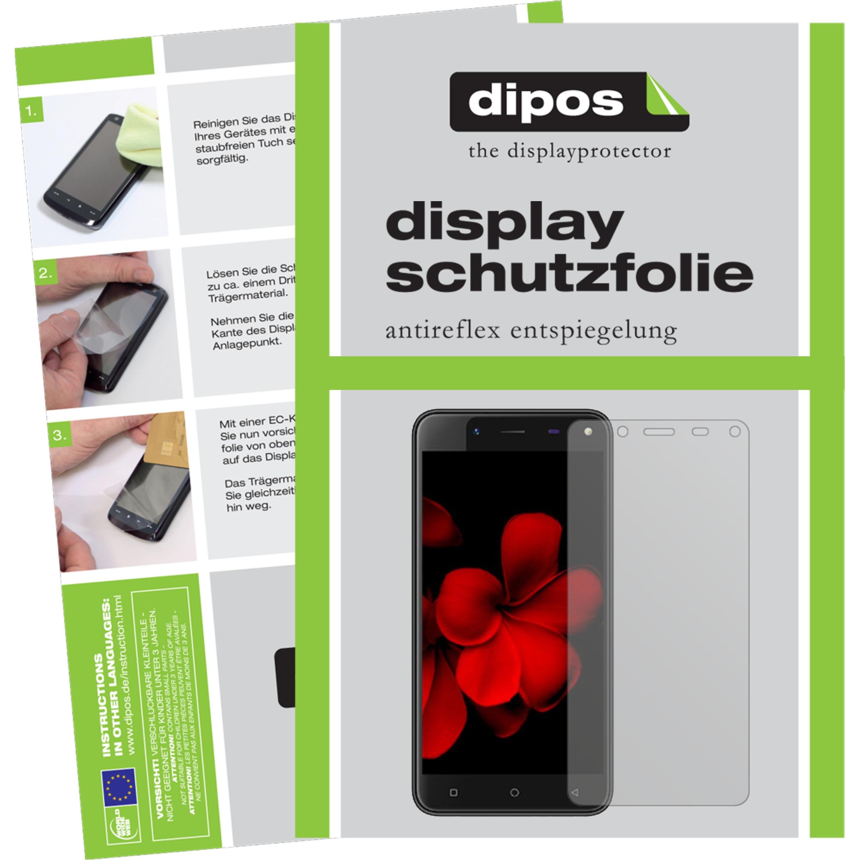 Thumbnail - Dipos Displayschutzfolie Antireflex (1 Stück, Karbonn Titanium Frames S7), Smartphone Schutzfolie, Transparent