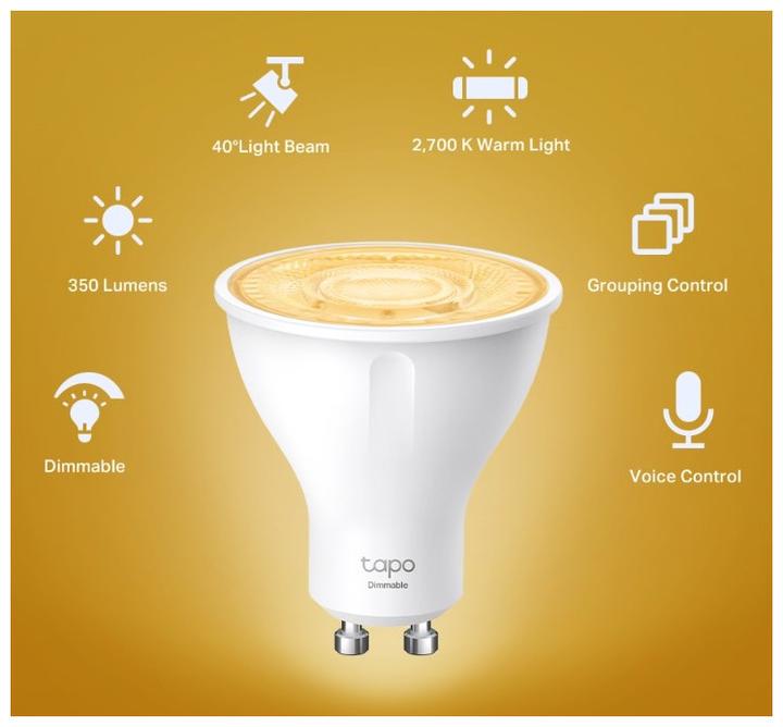 Produktbild TP-Link Tapo L610 (1-pack) (GU10, 350 lm, 1x)