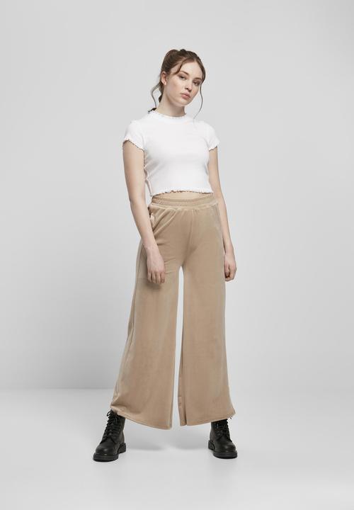 Produktbild Urban Classics Ladies High Waist Straight Velvet Sweatpants (XS)