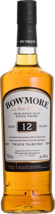 Image du produit Bowmore 12 ans (Single Malt, Scotch Whisky, 1 x 70 cl)