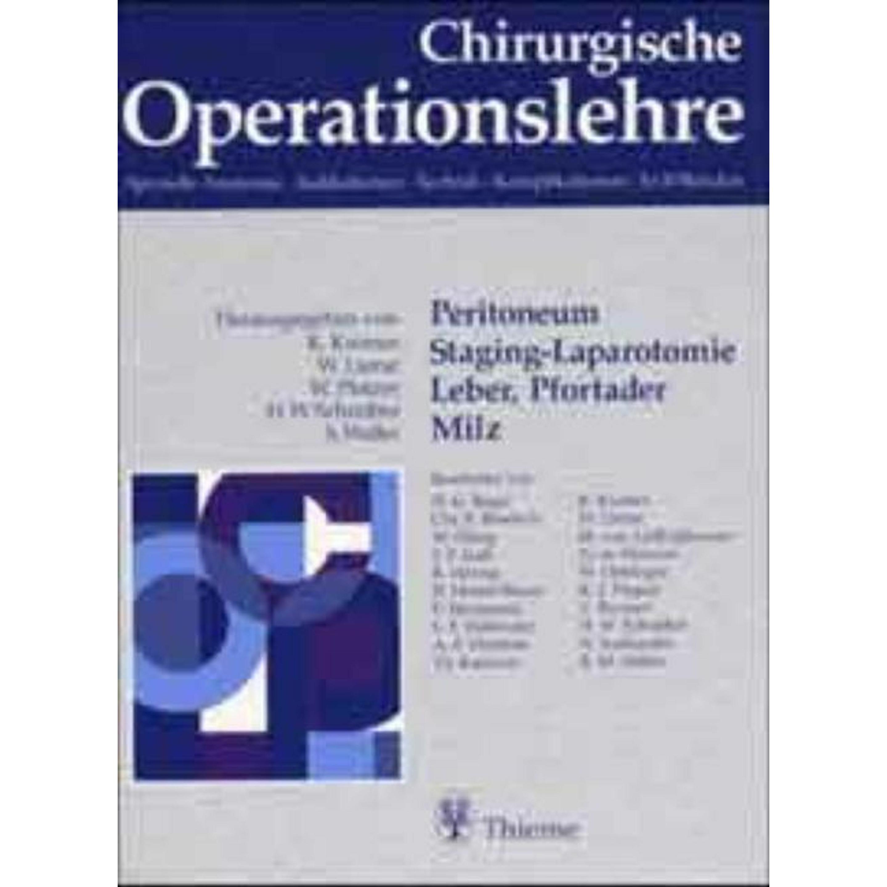 Peritoneum, Staging-Laparotomie, Leber, Pfortader, Milz, Fachbücher von Werner Platzer, Karl Kremer, Siegfried Weller, H...