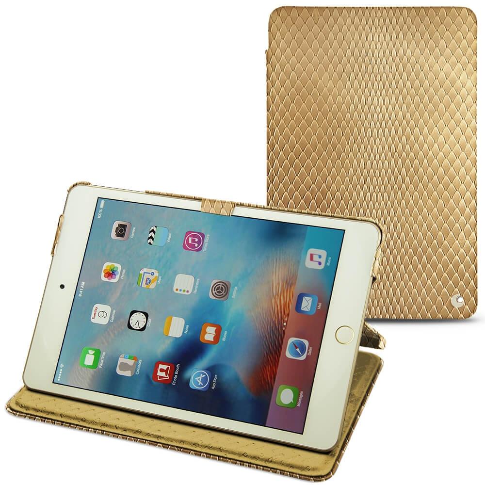 Noreve Lederschutzhülle horizontal (IPad Mini 4), Tablet Hülle, Beige