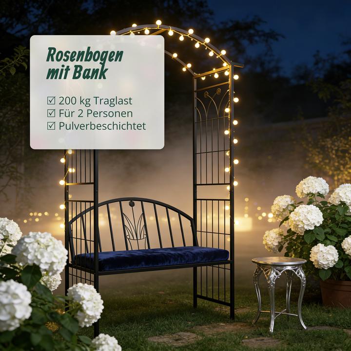 Produktbild Relaxdays Rosenbogen