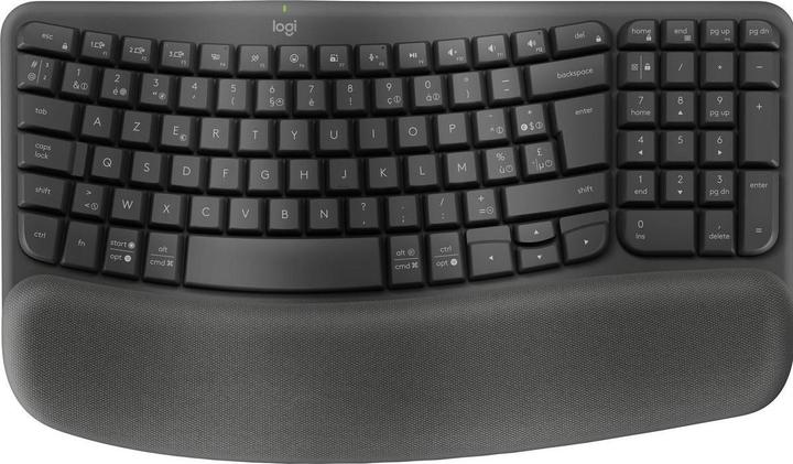 Actual product image Logitech Wave Keysergonomic Kb Graphite (BE, Wireless)