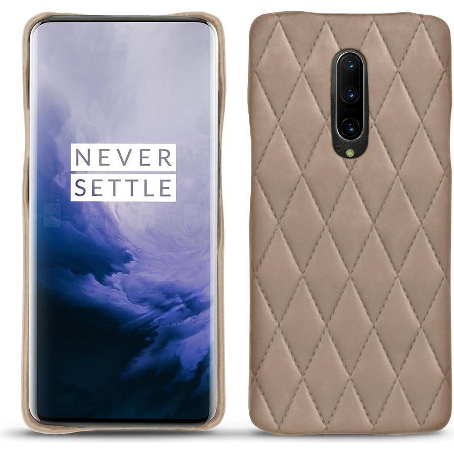 Noreve Lederschutzhülle (OnePlus 7 Pro), Smartphone Hülle, Beige