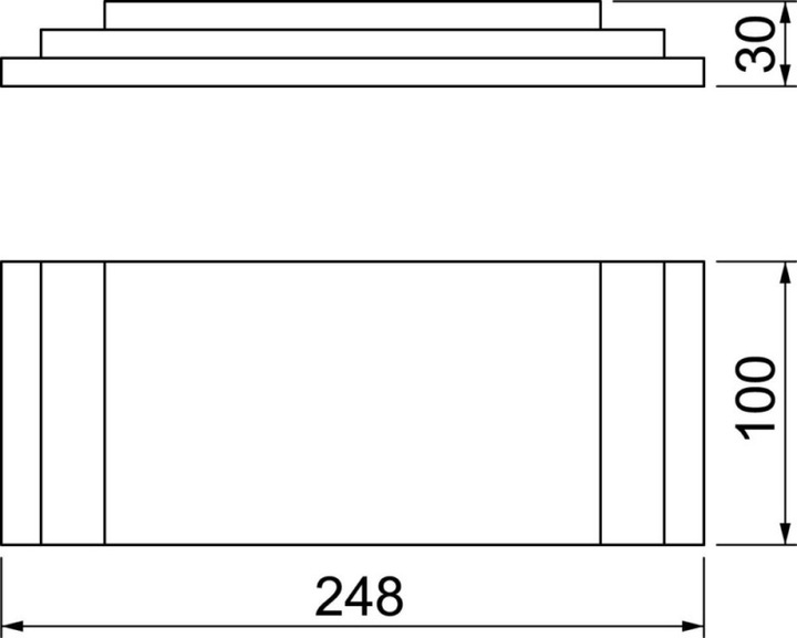 Actual product image OBO Bettermann OBO BSKH-K1016 Wall connection collar for BSKH I90 grey