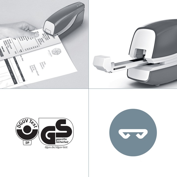 Actual product image Leitz WOW Electric Stapler NeXXt (10 Sheets)