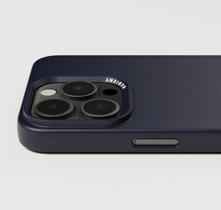 Actual product image Nudient Back Cover Thin Case Magsafe iPhone 15 Pro Max m. Blue (Apple iPhone 15 Pro Max)