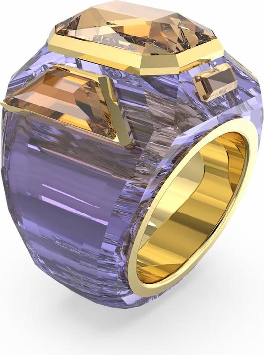 Produktbild Swarovski Chroma Cocktail Ring Violett Gold (52)
