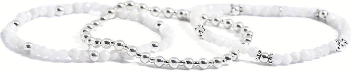 Immagine prodotto Balibay Milou (18 cm, Pietra preziosa, Pietra lunare, Argento 925)