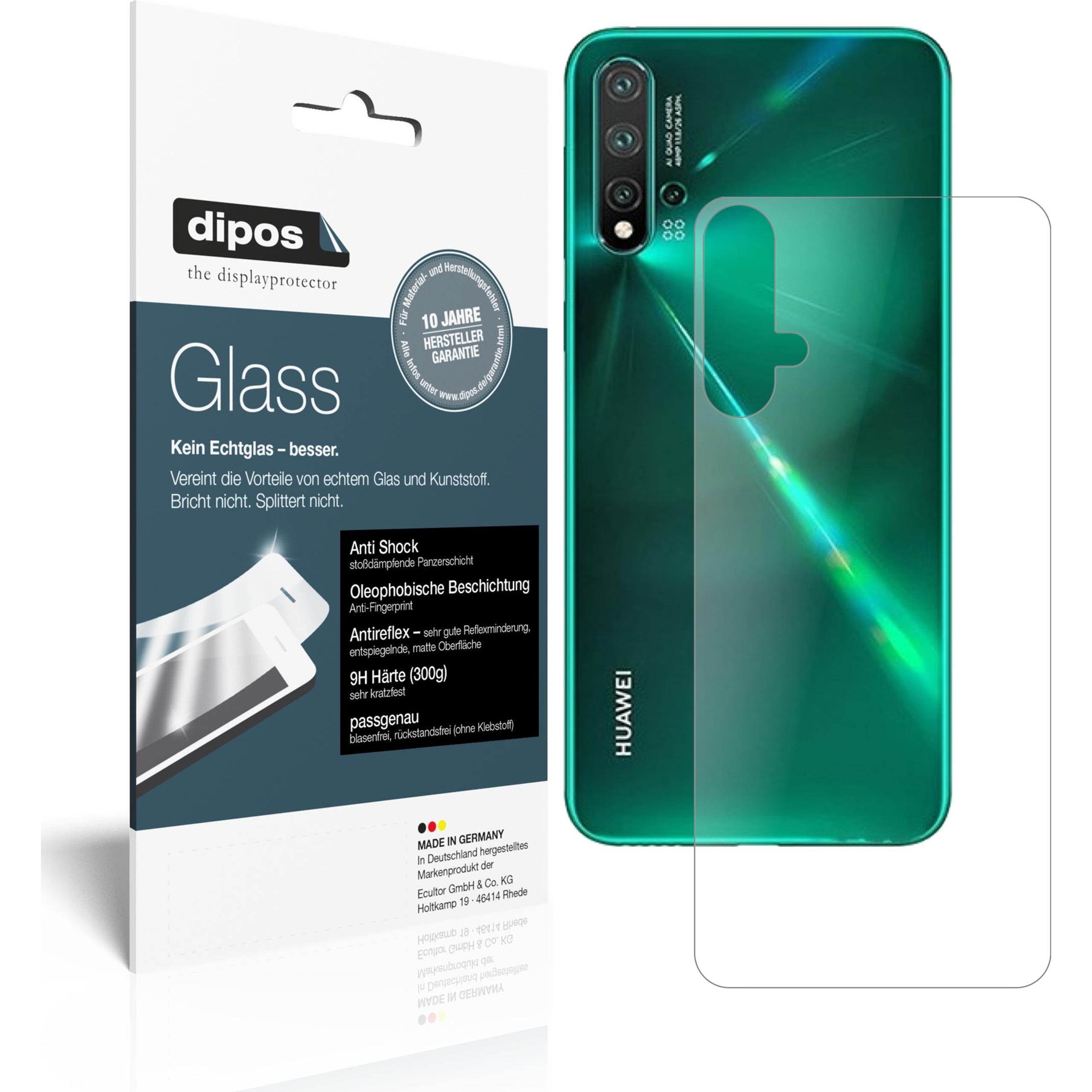 Dipos Displayschutz Anti-Shock (1 Stück, Huawei Nova 5 Pro), Smartphone Schutzfolie, Transparent