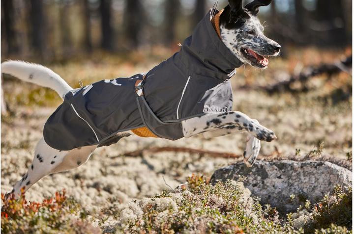 Actual product image Hurtta Mackintosh Mudventure Eco dark grey, 30 cm (Dog raincoat)