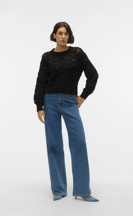 Produktbild Vero Moda Rundhals Ballonärmel Pullover Strickpullover (XS)