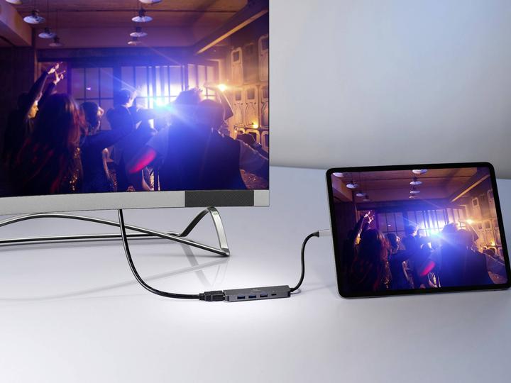 Produktbild Renkforce RF-DKS-903 (USB-C, 5 Ports)