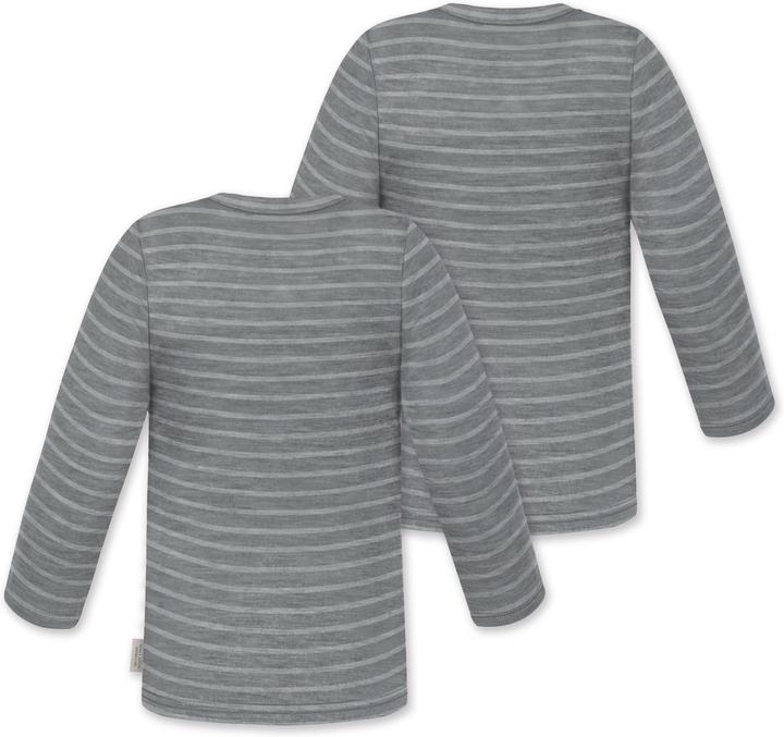 Produktbild Normani 2er Pack Baby Merino Longsleeve „Taupo" - 9465 (110, 116)
