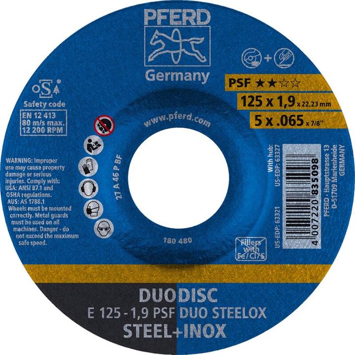 Produktbild Pferd Trenn- und Schruppscheibe (46)