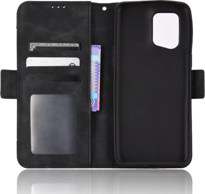 Actual product image Cover-Discount OPPO Find X5 Pro - case with many card slots dark blue (Oppo Find X5 Pro)