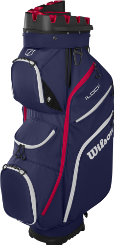 Actual product image Wilson - iLock Cart Bag - Navy/White/Red