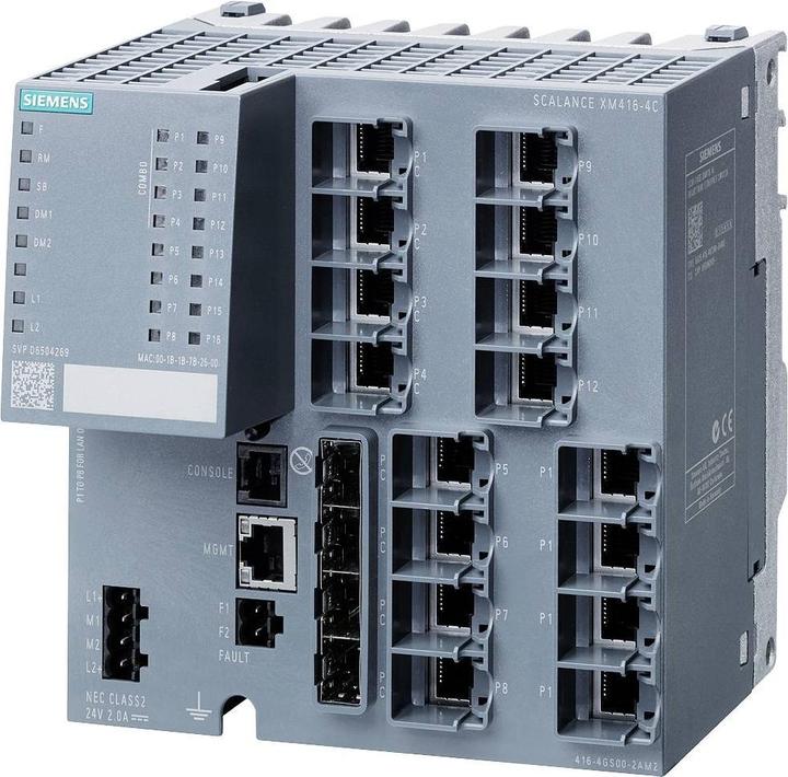 Actual product image Siemens 6GK5416-4GR00-2AM2 (16 ports)