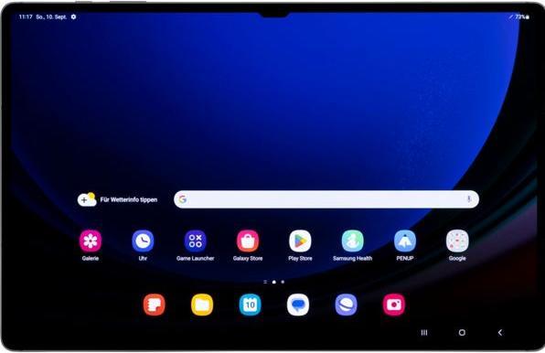 Produktbild Samsung Galaxy Tab S9 Ultra (nur WLAN, 14.60", 256 GB, Graphite Grey)
