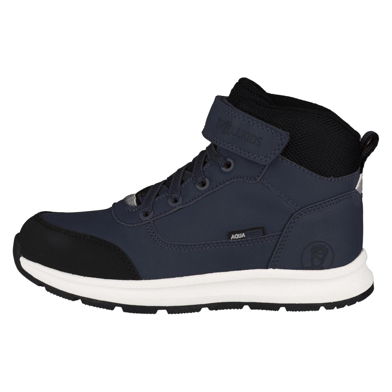Trollkids, Unisex, Boots + Stiefel, Kid's Stavanger Mid Cut Xt, Blau, (34)
