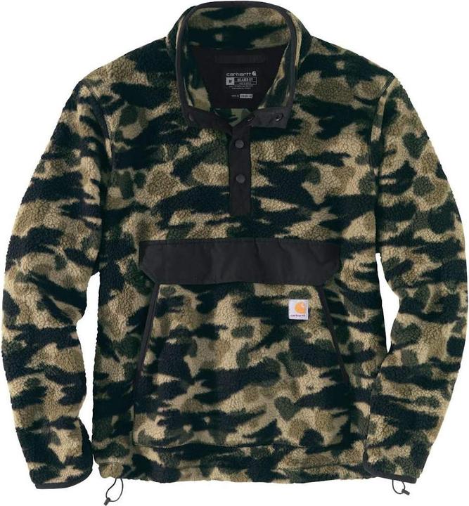 Produktbild Carhartt Relaxed Fit Fleece Pullover Black Blind Duck Camo Gr.S (S)