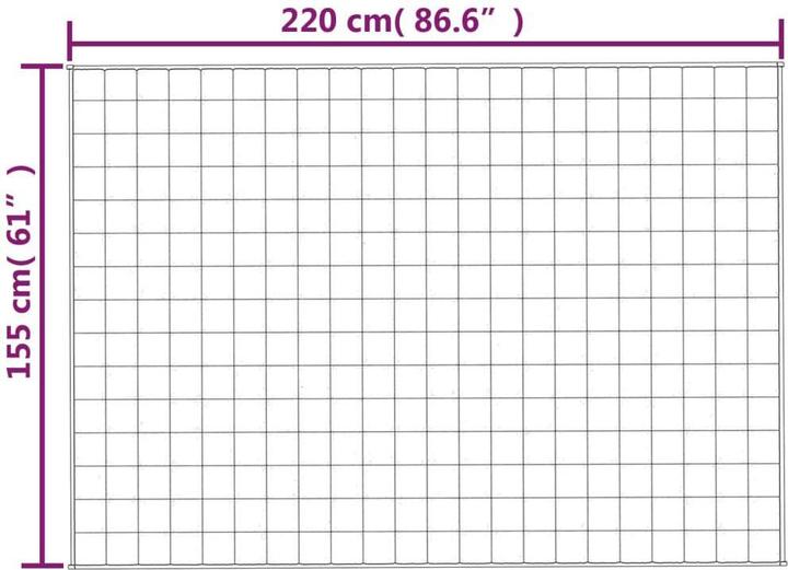 Image du produit vidaXL Gewichtsdecke (220 x 155 cm)