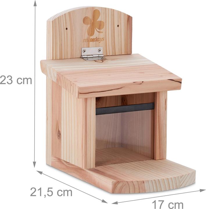 Actual product image Relaxdays Squirrel feeder