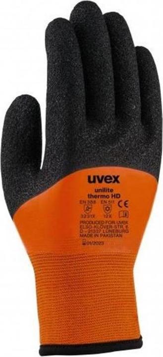 Immagine prodotto Uvex Safety Guanto da lavoro Unilite Thermo HD Nero / Arancione (10)
