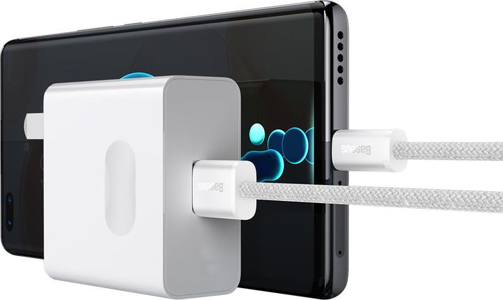 Produktbild Baseus Cable USB to USB-C Dynamic Series, 100W, 2m (white) (2 m, USB 2.0, 100 W)