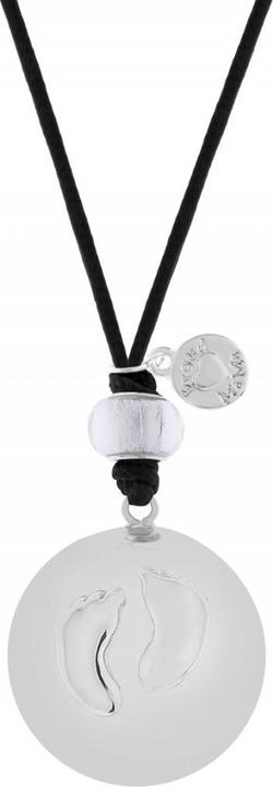 Proud MaMa Bola-Kugel - BabyBel Basic, Baby-Füsschen (Silber)