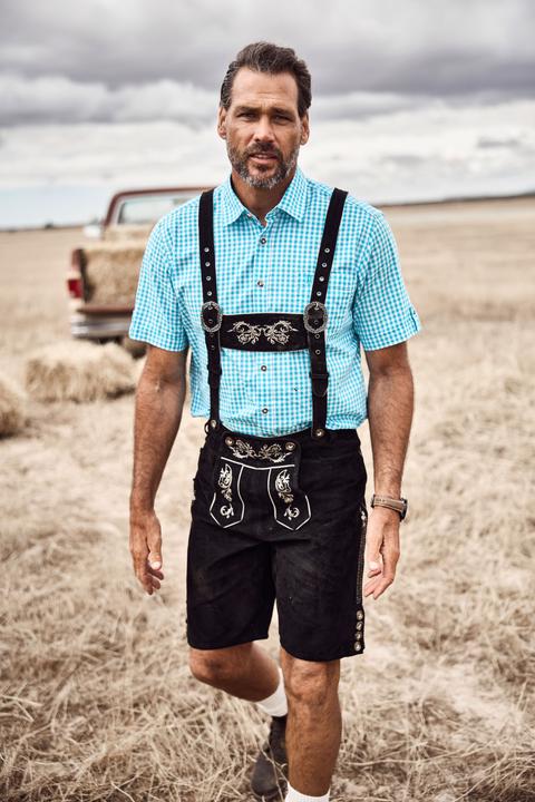 Actual product image JP1880 Short Sleeve Check Print Traditional Shirt (4XL)