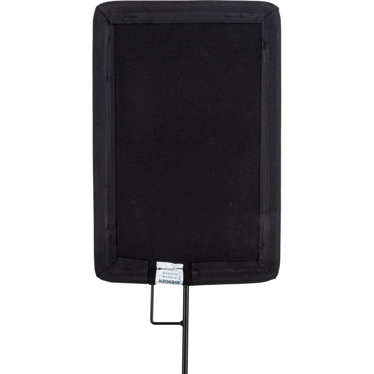 Avenger 12x18 Solid Black Flag, Accessori attrezzatura da studio, Nero