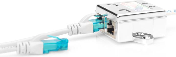 Immagine prodotto Digitus Adattatore cavo patch, CAT 5e, schermato - 1:1 (RJ45, RJ45 (1x))